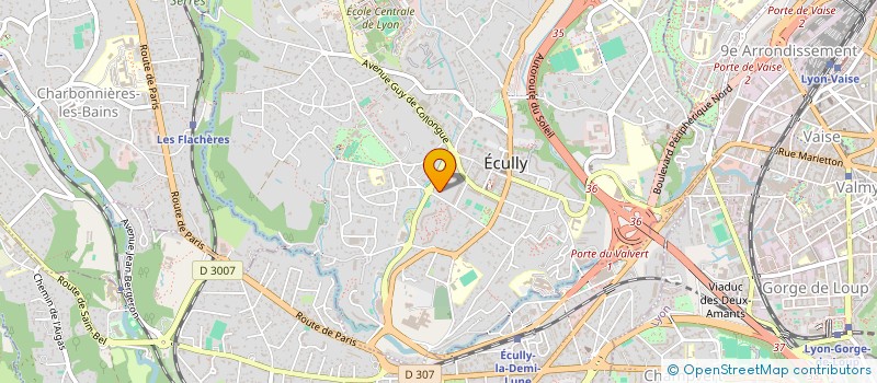 localisation de l'entreprise SCI KLEBANPHI  ECULLY