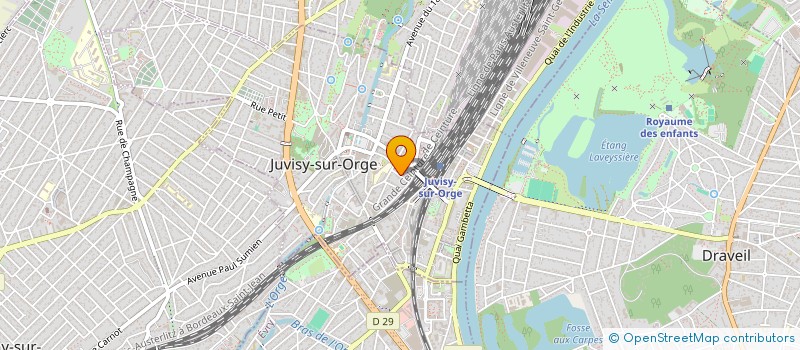 localisation de l'entreprise SCI KLEBER à JUVISY-SUR-ORGE