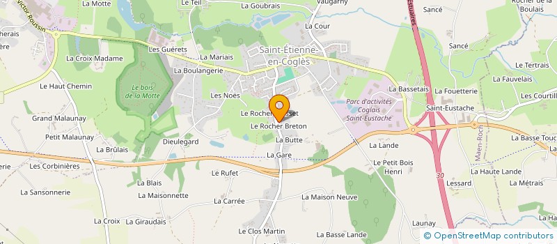 localisation de l'entreprise SCI KLEBER  VAL-COUESNON