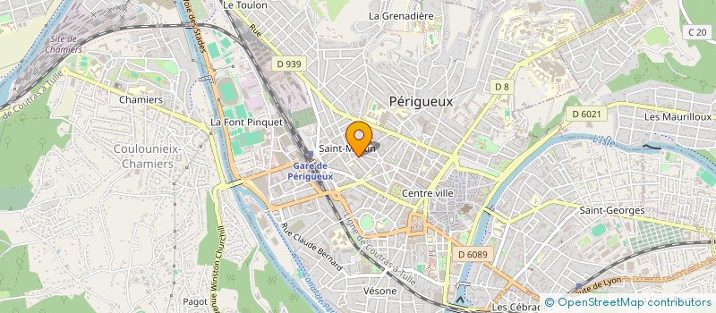 localisation de l'entreprise SCI KLEBER à PERIGUEUX