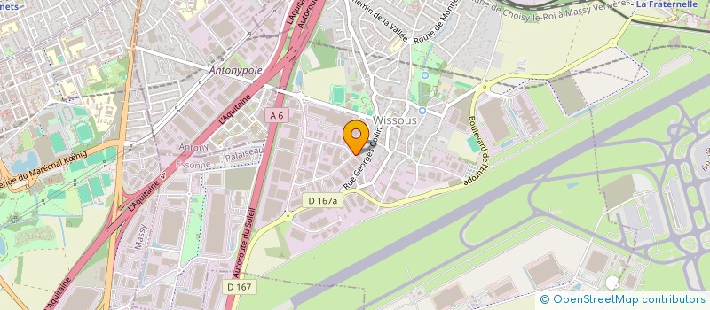 localisation de l'entreprise SCI KLEBER à WISSOUS