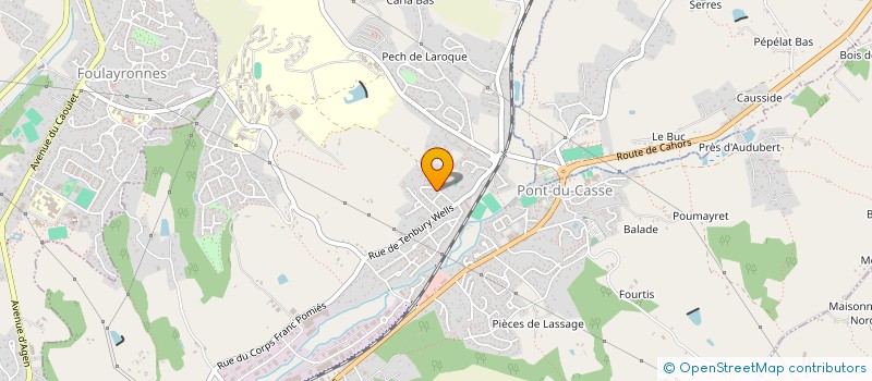 localisation de l'entreprise SCI KLEBER  PONT-DU-CASSE