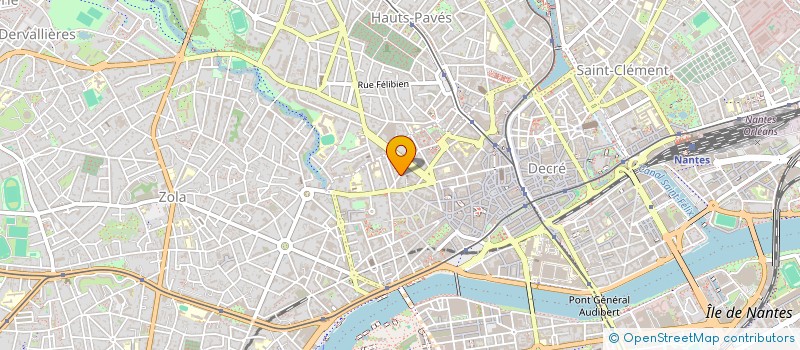localisation de l'entreprise SCI KLEBER à NANTES