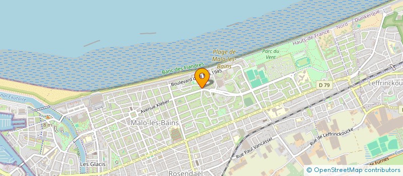 localisation de l'entreprise SCI KLEBER à DUNKERQUE