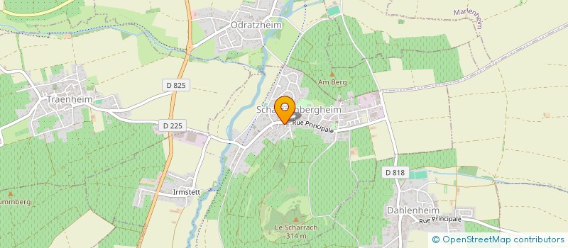 localisation de l'entreprise SCI KLEBER  SCHARRACHBERGHEIM-IRMSTETT