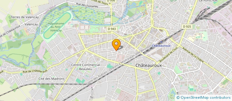 localisation de l'entreprise SCI KLEBER  CHATEAUROUX