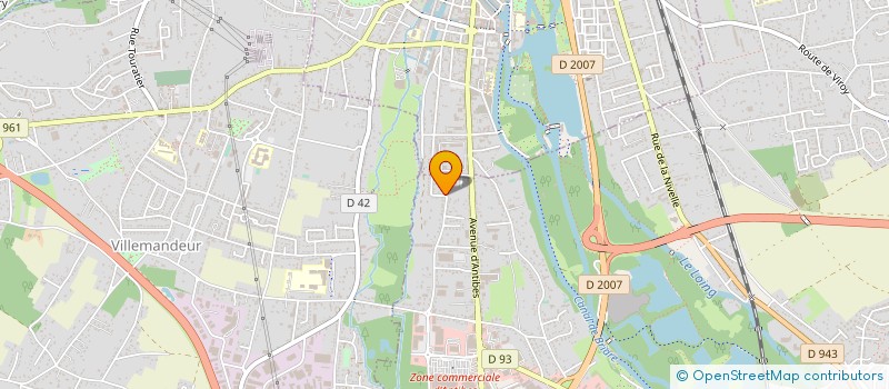 localisation de l'entreprise SCI KLEBER BLEUET à AMILLY