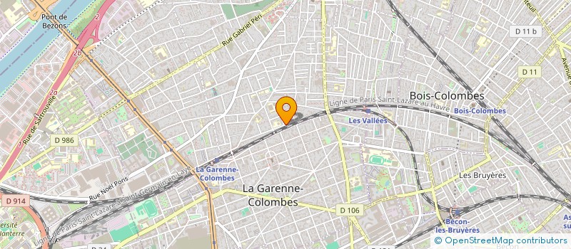 localisation de l'entreprise SCI KLEBER-JEANNIN à COLOMBES