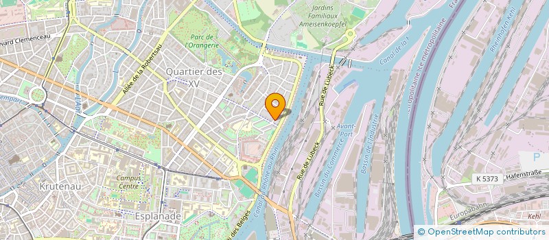 localisation de l'entreprise SCI KLEBERLY  STRASBOURG