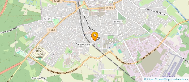 localisation de l'entreprise SCI KLEIN FRERES  HAGUENAU