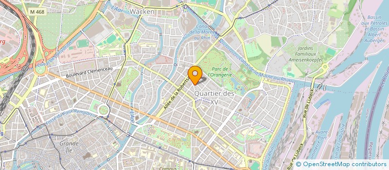 localisation de l'entreprise SCI KLEIN PETIT MARAIS à STRASBOURG