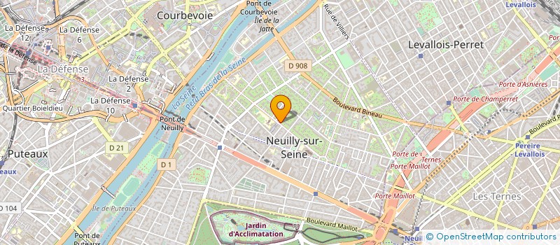 localisation de l'entreprise SCI KLEIN SAINT JEAN à NEUILLY-SUR-SEINE
