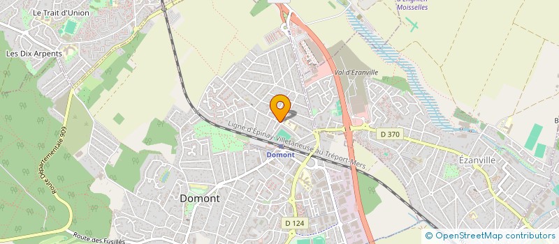localisation de l'entreprise SCI KLEN  DOMONT