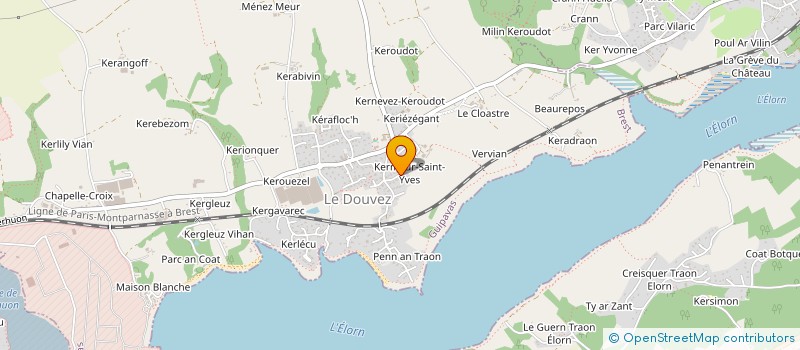 localisation de l'entreprise SCI KLEPSYDRE IMMO  GUIPAVAS