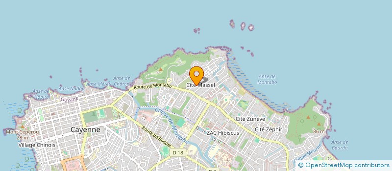 localisation de l'entreprise SCI KLERGE  CAYENNE