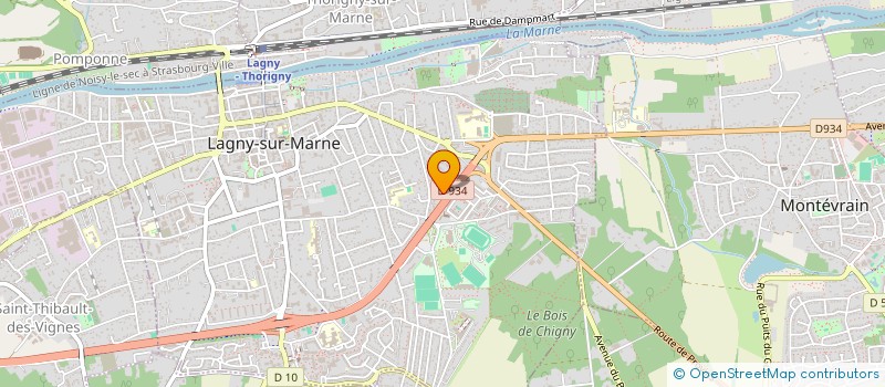 localisation de l'entreprise SCI KLES  LAGNY-SUR-MARNE