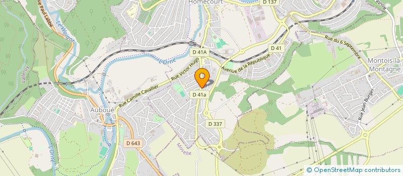 localisation de l'entreprise SCI KLF  HOMECOURT