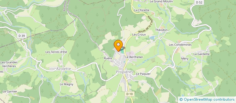 localisation de l'entreprise SCI KLF  PROPIERES