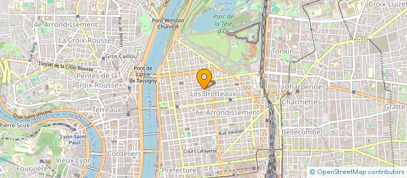 localisation de l'entreprise SCI KLF LYON6  LYON