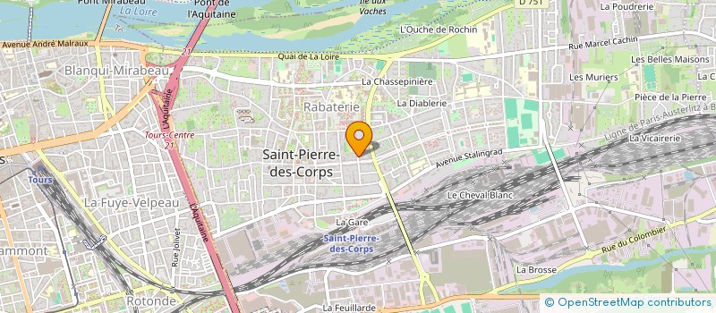 localisation de l'entreprise SCI KLG  SAINT-PIERRE-DES-CORPS