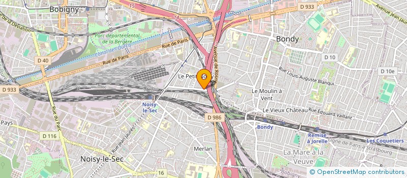 localisation de l'entreprise SCI KLIMROD à NOISY-LE-SEC