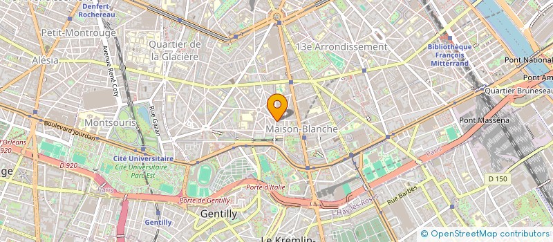 localisation de l'entreprise SCI KLINA  PARIS