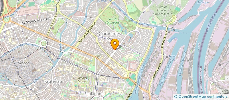 localisation de l'entreprise SCI KLINGS PC  STRASBOURG