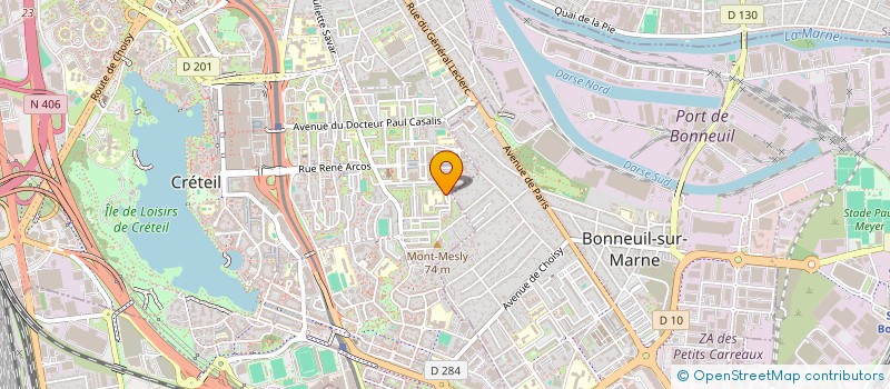 localisation de l'entreprise SCI KLJ à CRETEIL