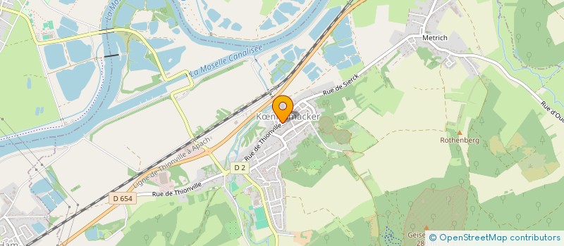 localisation de l'entreprise SCI KLM  KNIGSMACKER