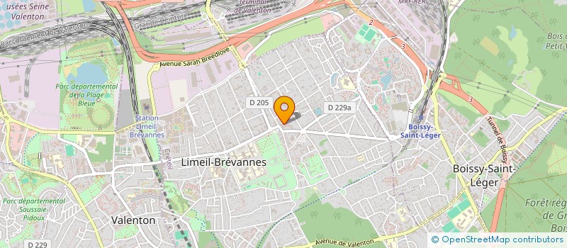 localisation de l'entreprise SCI KLM à LIMEIL-BREVANNES