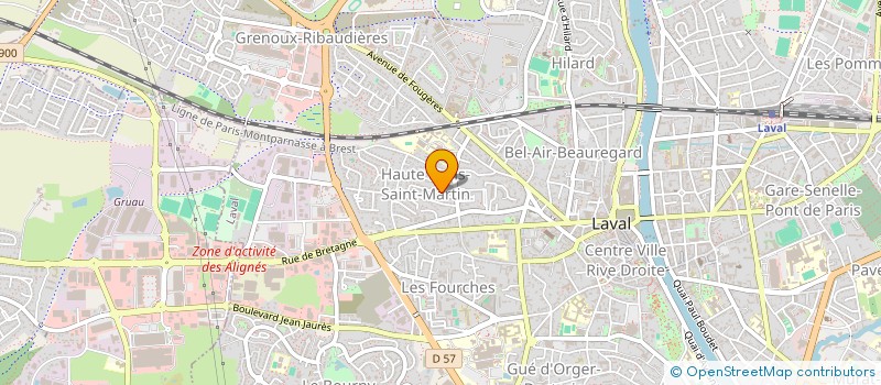 localisation de l'entreprise SCI KLM à LAVAL