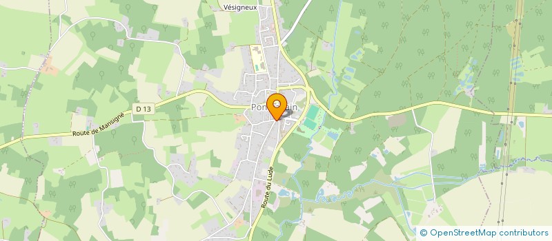 localisation de l'entreprise SCI KLM  PONTVALLAIN