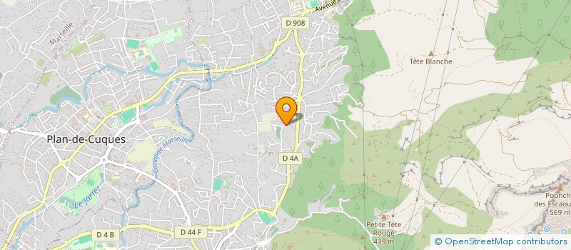 localisation de l'entreprise SCI KLMC  ALLAUCH