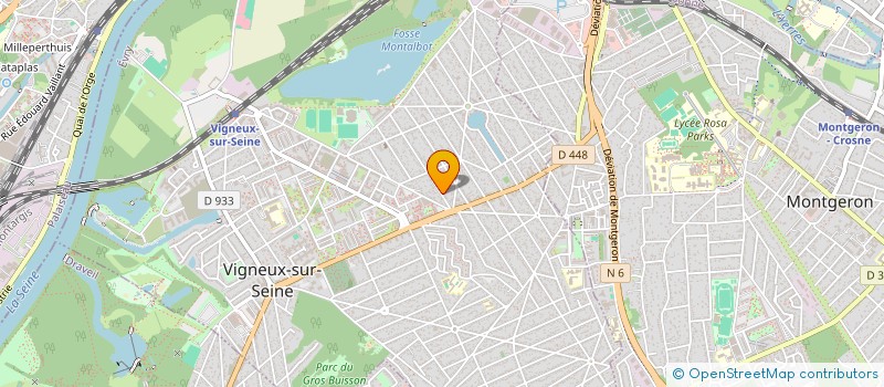 localisation de l'entreprise SCI KLN IMMO à VIGNEUX-SUR-SEINE
