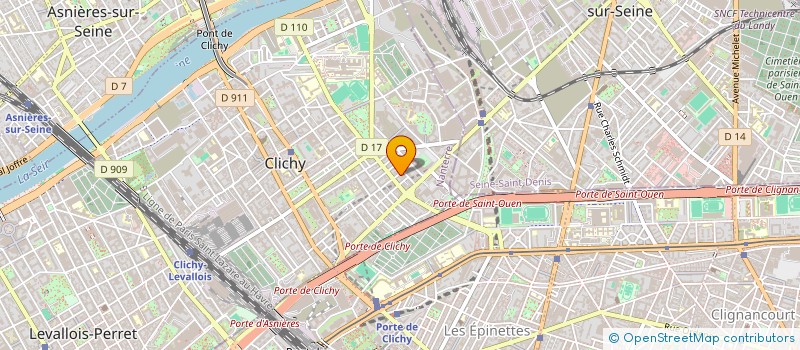 localisation de l'entreprise SCI KLOCK à CLICHY