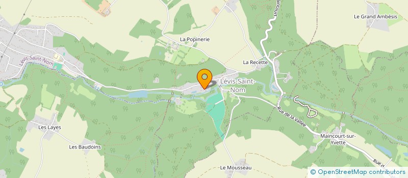 localisation de l'entreprise SCI KLOJOO  LEVIS-SAINT-NOM