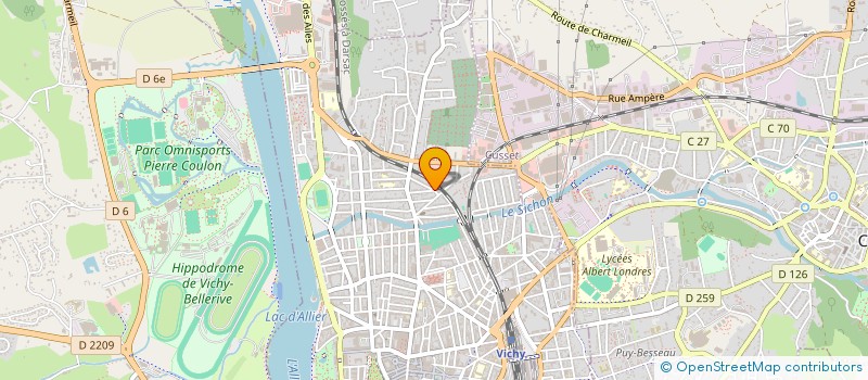 localisation de l'entreprise SCI KLONKLON  LE VERNET