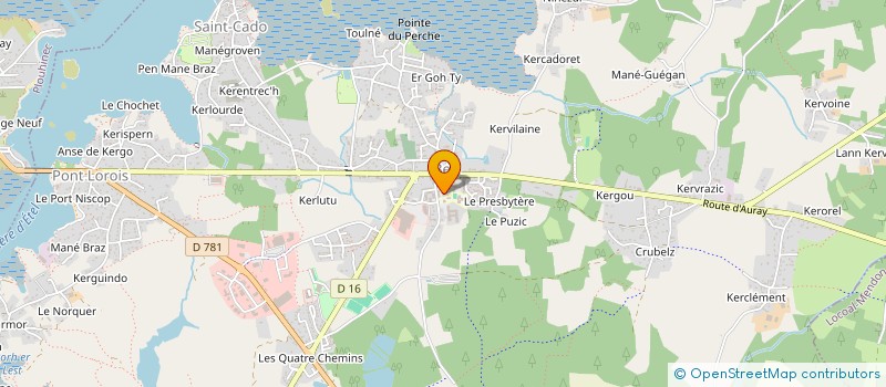 localisation de l'entreprise SCI KLP  BELZ