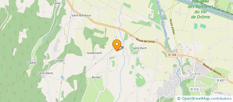 localisation de l'entreprise SCI KLR à GRANE