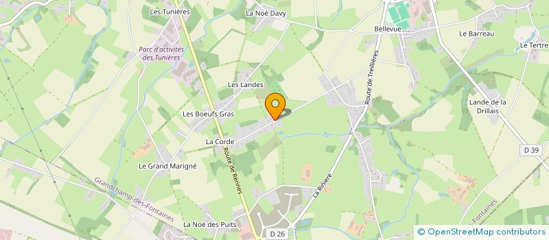 localisation de l'entreprise SCI KLR  GRANDCHAMP-DES-FONTAINES