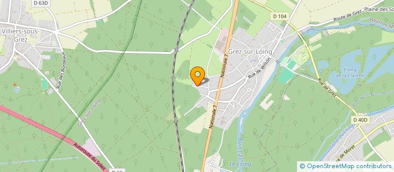 localisation de l'entreprise SCI KLR  GREZ-SUR-LOING