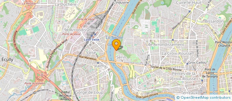 localisation de l'entreprise SCI KLS  LYON