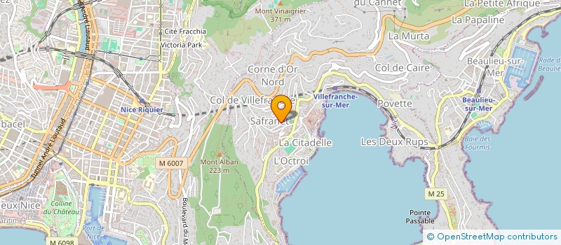 localisation de l'entreprise SCI KLSFIORE à VILLEFRANCHE-SUR-MER