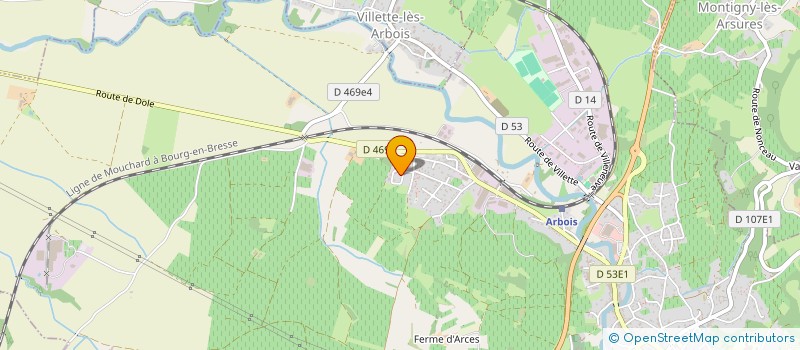 localisation de l'entreprise SCI KLYM  ARBOIS