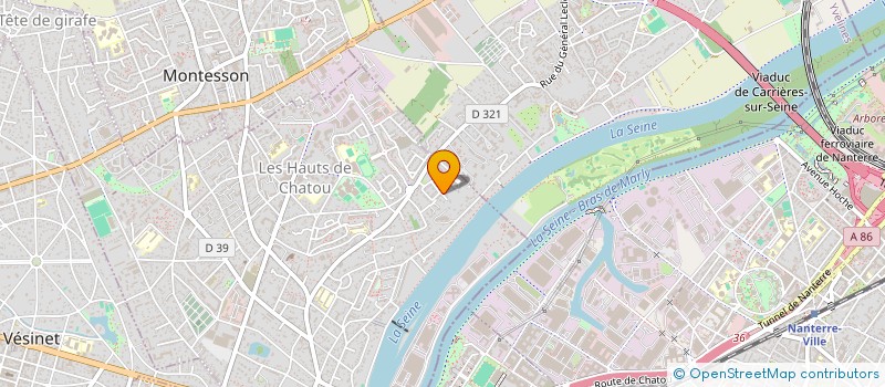 localisation de l'entreprise SCI KLYMN BREIZH  CHATOU