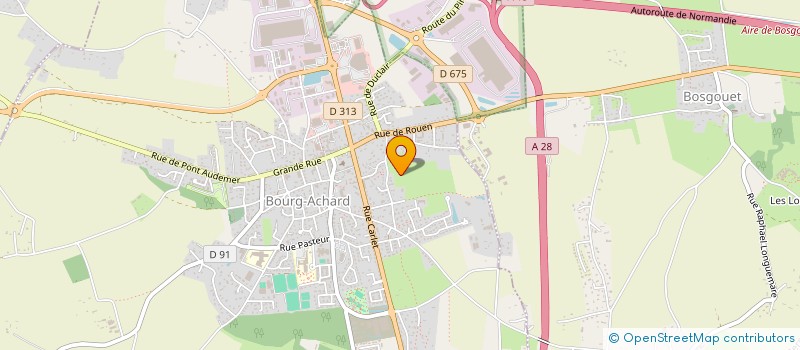 localisation de l'entreprise SCI KM  BOURG-ACHARD