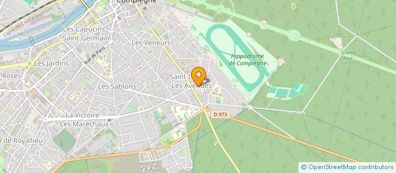 localisation de l'entreprise SCI KM  COMPIEGNE