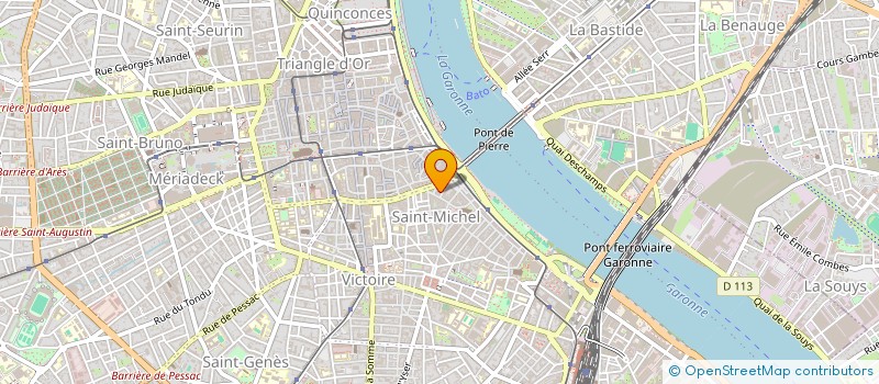 localisation de l'entreprise SCI KM  BORDEAUX