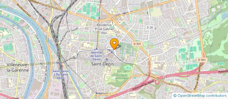 localisation de l'entreprise SCI KM  SAINT-DENIS