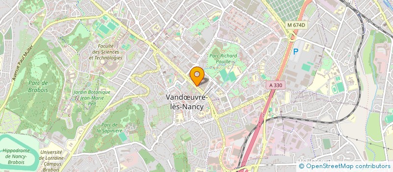 localisation de l'entreprise SCI KM  VANDUVRE-LES-NANCY